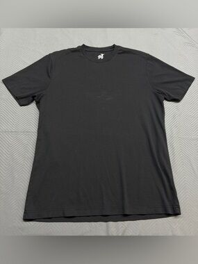 Raffi Men’s Cotton T-Shirt Black Size L Short Sleeve